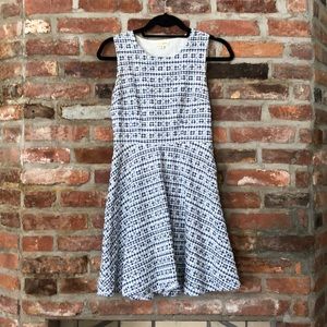 Blue picnic patterned dress!